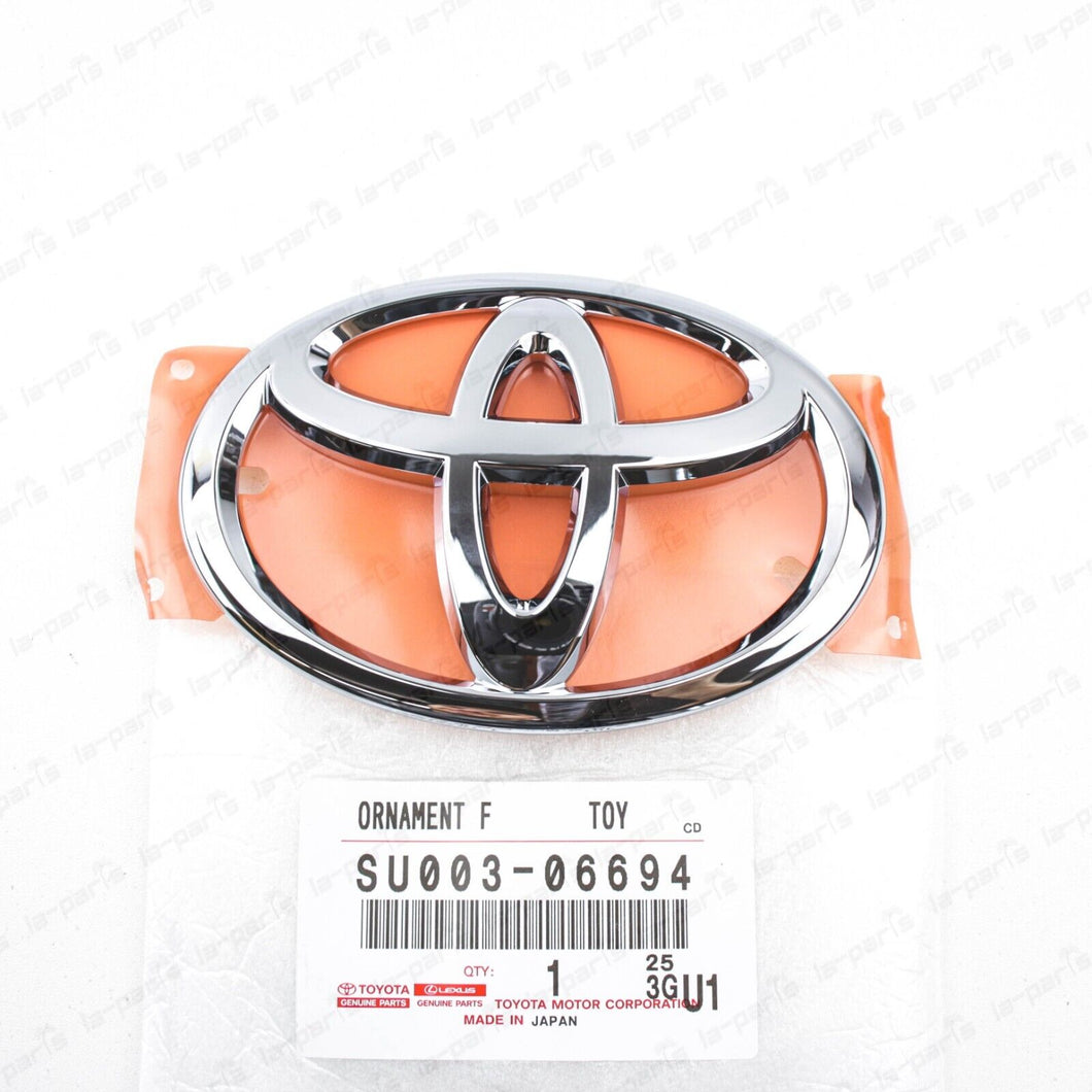 Genuine Toyota 17-20 86 Chrome Front Bumper Radiator Grille Emblem SU003-06694