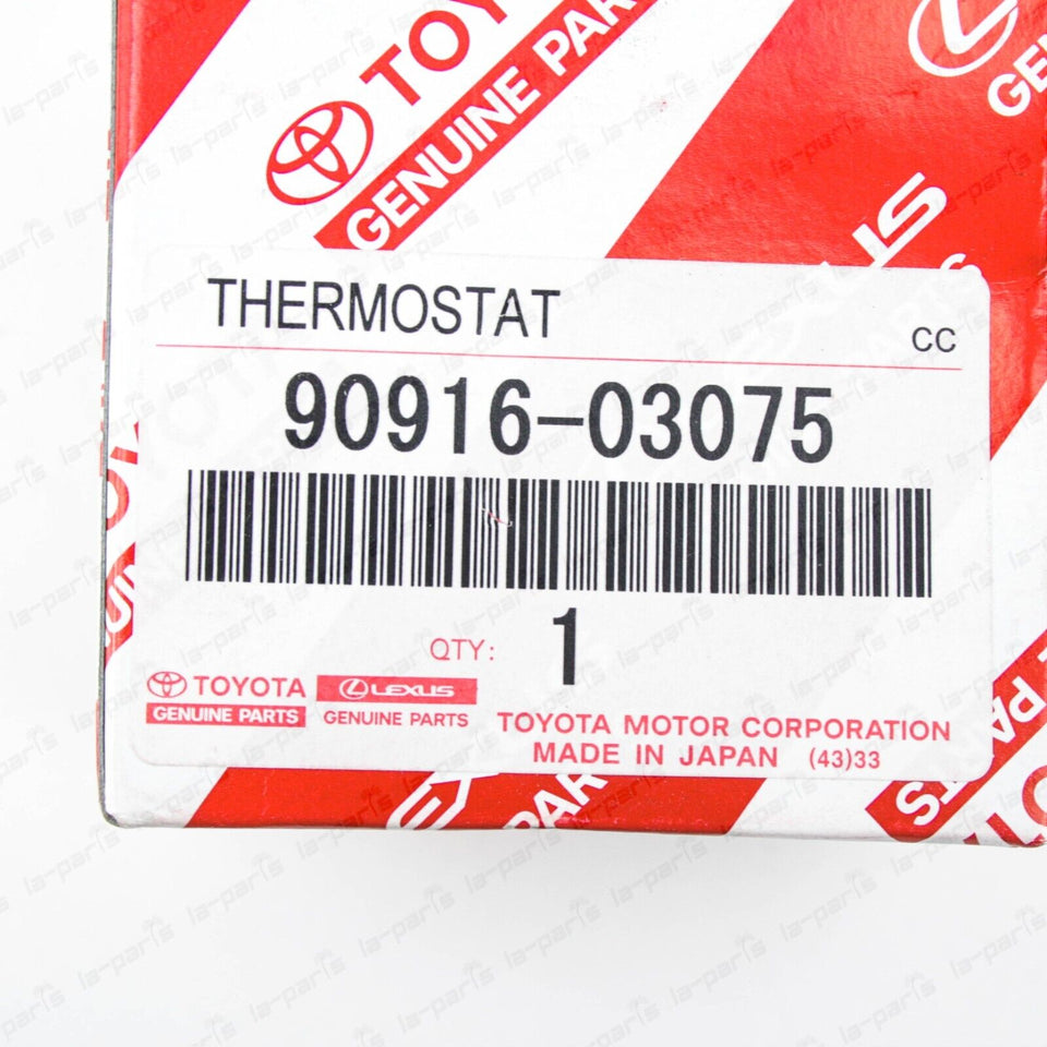 New Genuine Toyota Lexus 88-05 Engine Coolant Thermostat & Gasket 90916-03075