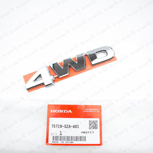New Genuine Honda Pilot Ridgeline CR-V Element 4WD Liftgate Emblem 75719-SZA-A01