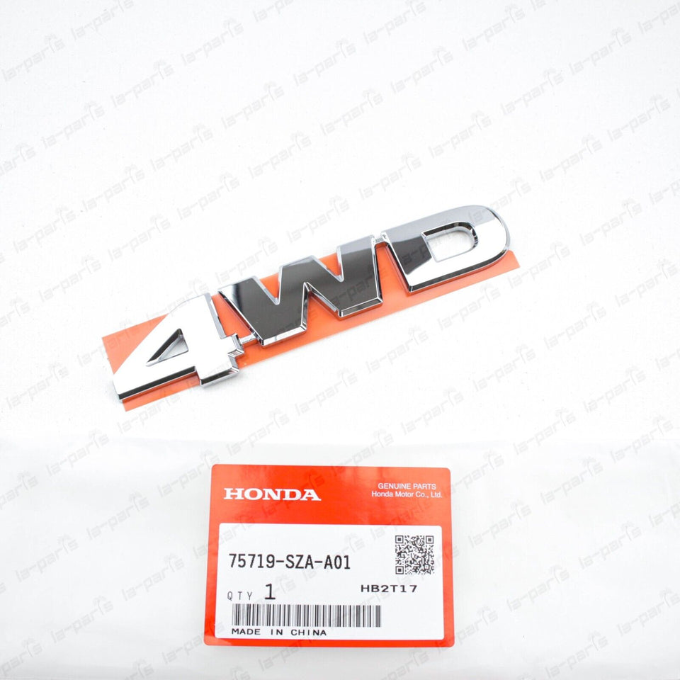 New Genuine Honda Pilot Ridgeline CR-V Element 4WD Liftgate Emblem 75719-SZA-A01
