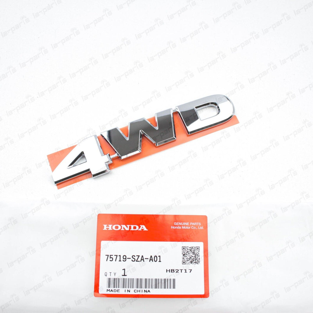 New Genuine Honda Pilot Ridgeline CR-V Element 4WD Liftgate Emblem 75719-SZA-A01
