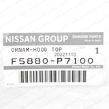 New Genuine Nissan 79-83 Datsun 280ZX S130 Front Hood Z Emblem Badge F5880-P7100