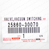 New Genuine Toyota Vacuum Switching Valve 1GDFTV 1KDFTV 1NDTV 2AZFXE 25860-30070
