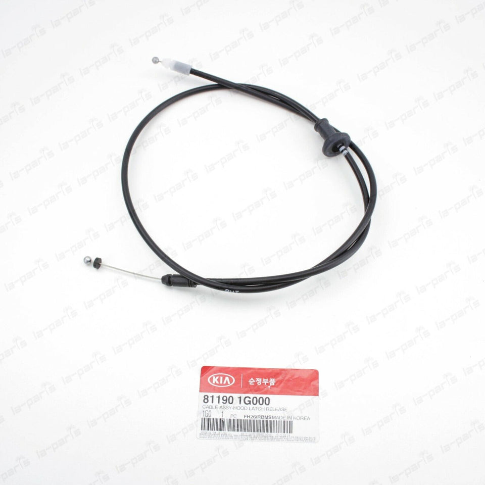 New Genuine Kia 2006-2011 Rio Hood Release Cable 81190-1G000