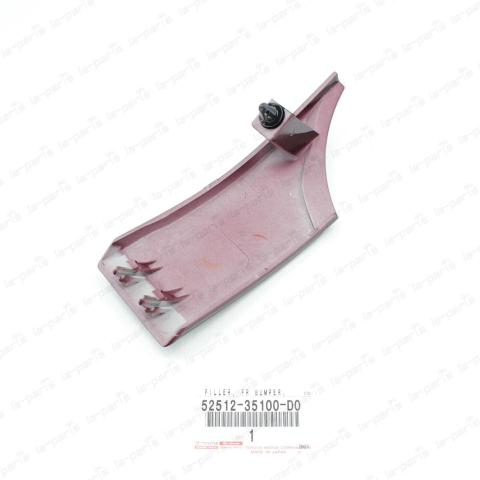 Genuine Toyota Fj Cruiser 07-14 Black Cherry Front Bumper Right Passenger Filler