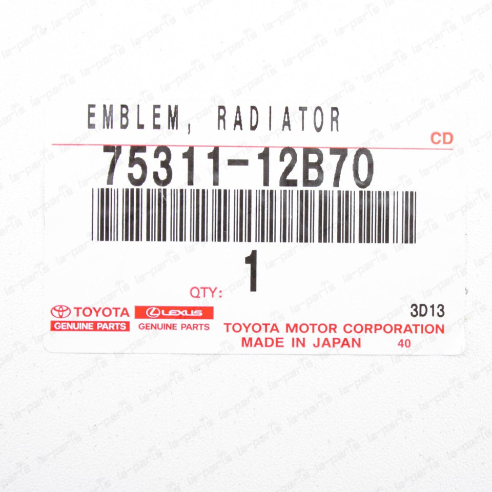 New Genuine Toyota Corolla Rumion Front Emblem Logo Ornament JDM 75311-12B70