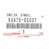 New Genuine OEM Toyota 02-06 Camry 03-08 Corolla Rear Trunk Emblem 90975-02037