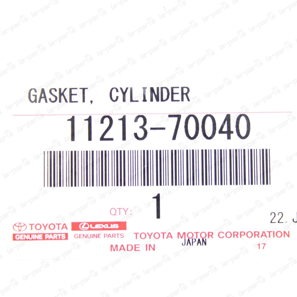 New Genuine Toyota Lexus IS200 300 1GFE Cylinder Head Cover Gasket 11213-70040