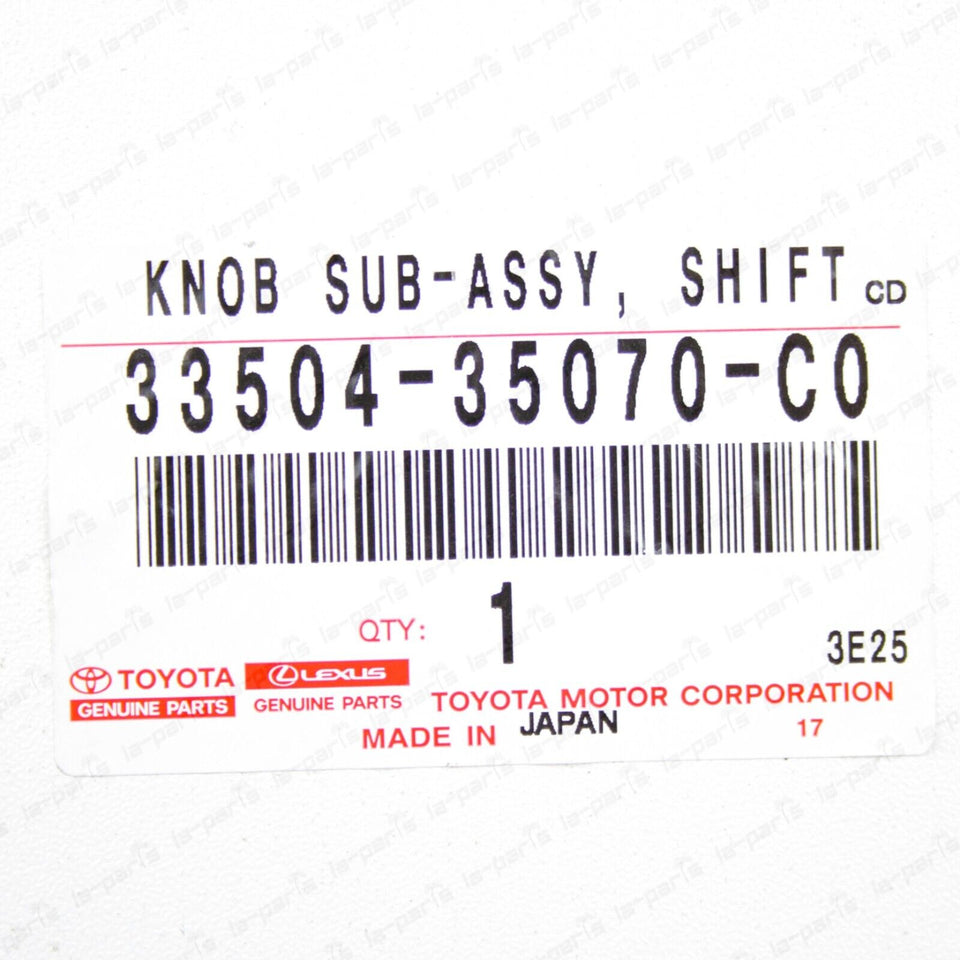 New Genuine OEM Toyota 03-09 4Runner Shift Lever Knob Black 33504-35070-C0