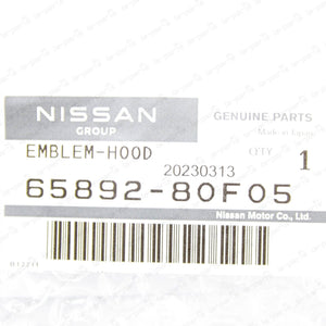 New Genuine Nissan S14 240SX JDM Silvia Red S Hood Emblem Badge 65892-80F05