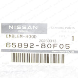 New Genuine Nissan S14 240SX JDM Silvia Red S Hood Emblem Badge 65892-80F05