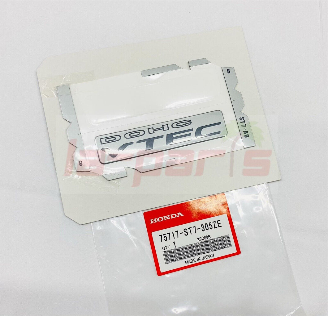 Genuine Honda Acura 94-01 Integra Gsr Dc2 Dohc Vtec Rear Badge Emblem Jdm Usdm