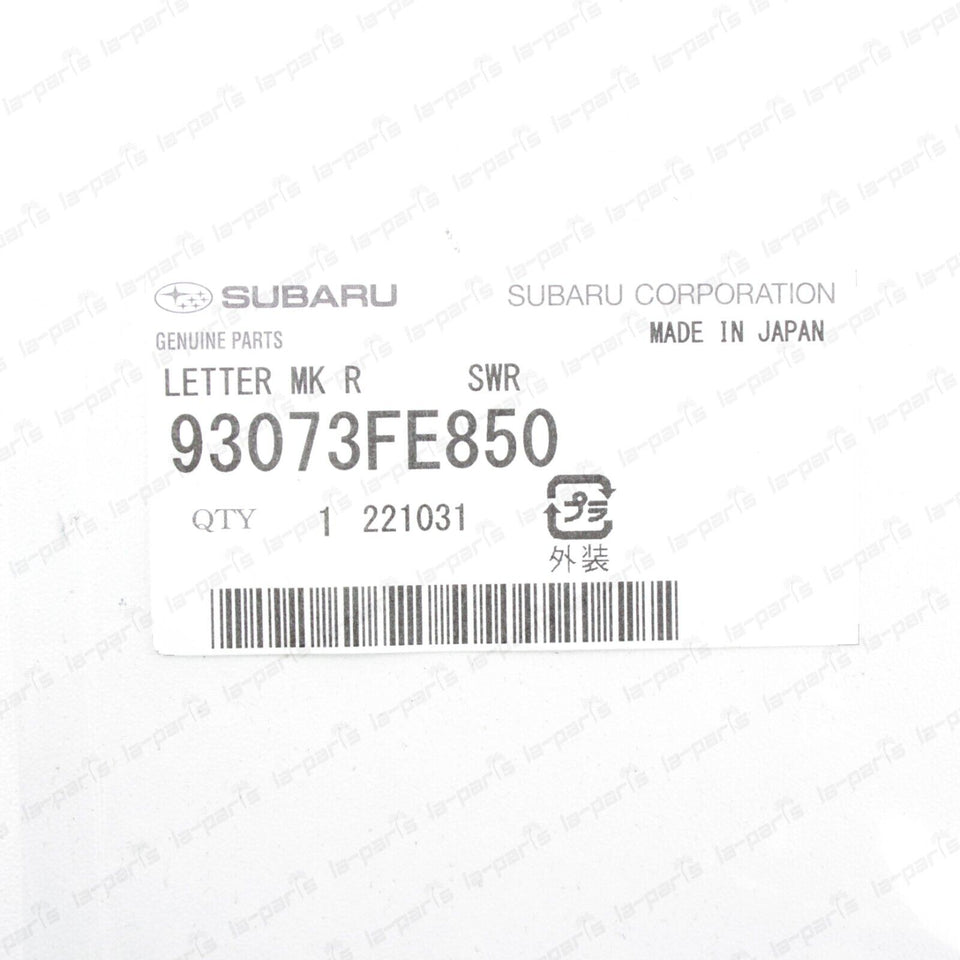 New Genuine Subaru 02-07 Impreza WRX STi GDA GDB Rear Carbon SWRT SUBARU Emblem