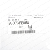 New Genuine Subaru 02-07 Impreza WRX STi GDA GDB Rear Carbon SWRT SUBARU Emblem