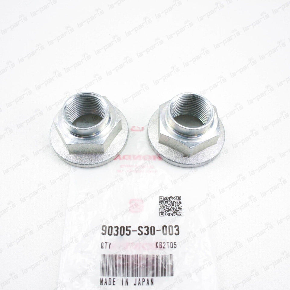 New Genuine Acura TL RSX Honda Accord Civic Rear Left & Right Axle Nut Set of 2