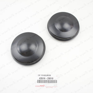 NEW GENUINE TOYOTA LEXUS TACOMA 4RUNNER GX460 FRONT HUB GREASE CAP  SET OF 2
