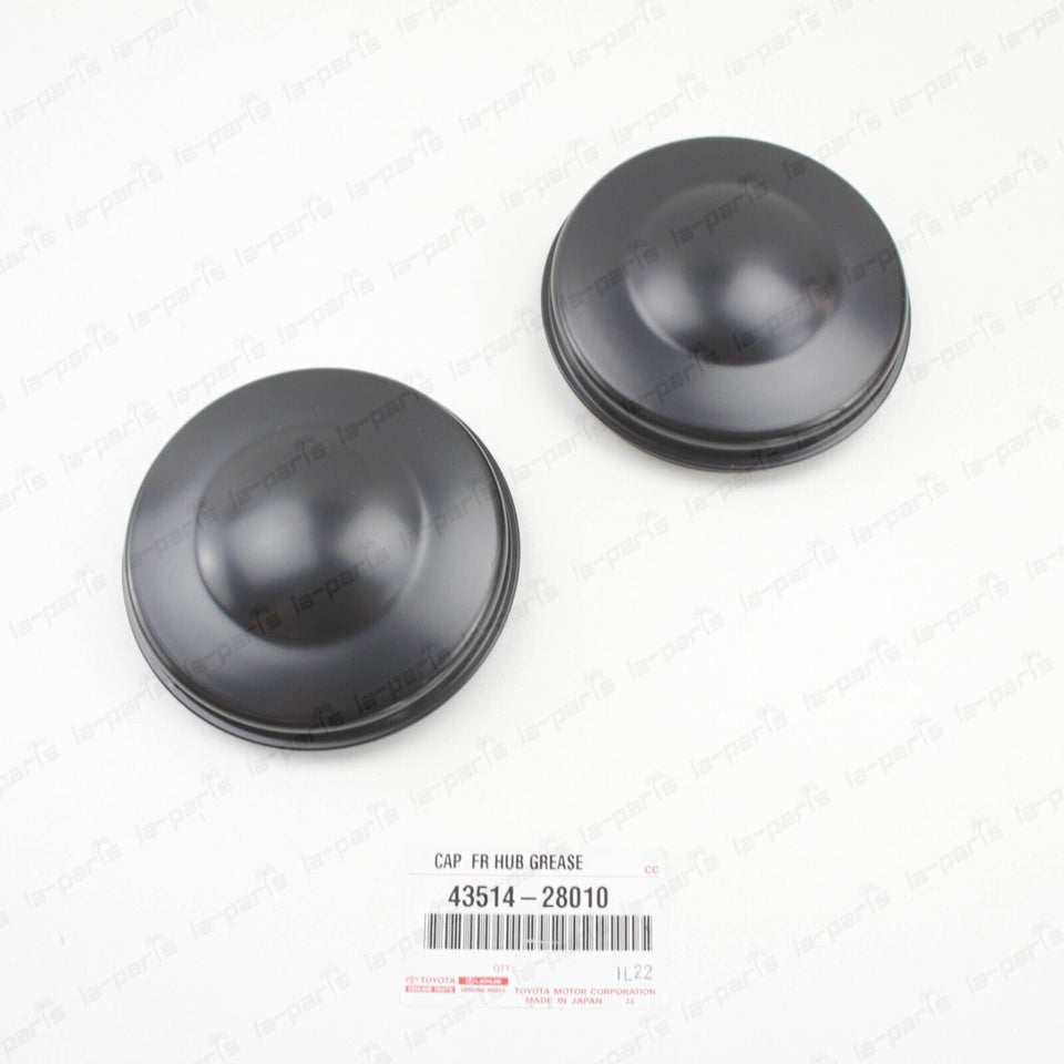 NEW GENUINE TOYOTA LEXUS TACOMA 4RUNNER GX460 FRONT HUB GREASE CAP  SET OF 2