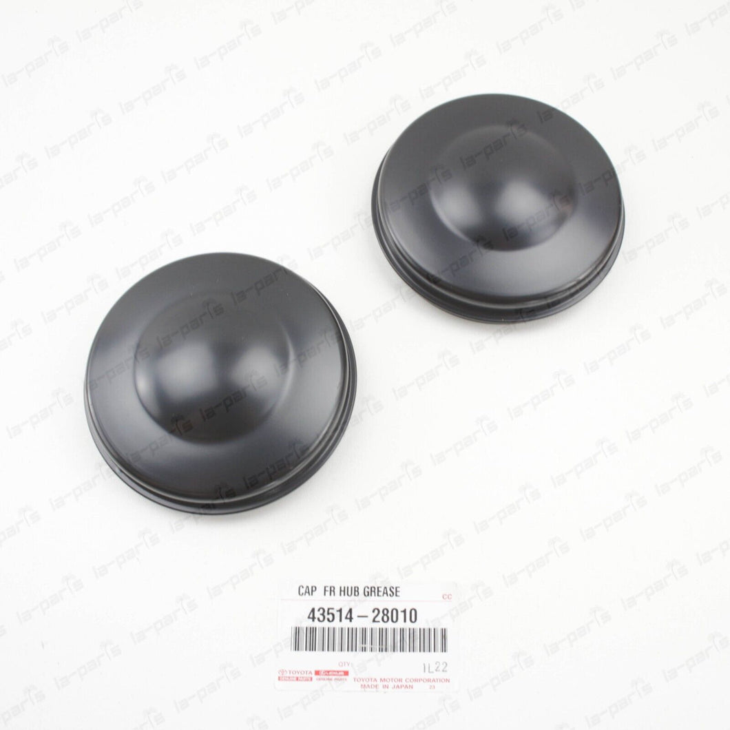NEW GENUINE TOYOTA LEXUS TACOMA 4RUNNER GX460 FRONT HUB GREASE CAP  SET OF 2