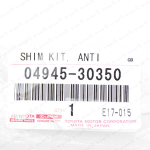 New Genuine Lexus GS350 GS450h IS350 IS200 Front Disc Brake Pad Shim 04945-30350