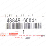 New Genuine OEM Toyota 13-18 4Runner GX460 Front Stabilizer Bar Bushing SET Of 4