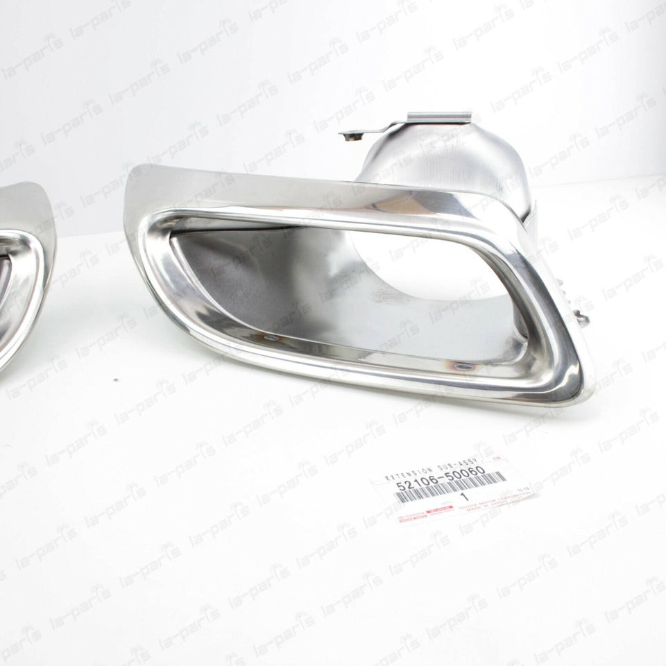 Genuine Lexus 07-09 Ls460 Ls600Hl Exhaust Tips Set Of 2 52106-50060 52107-50060