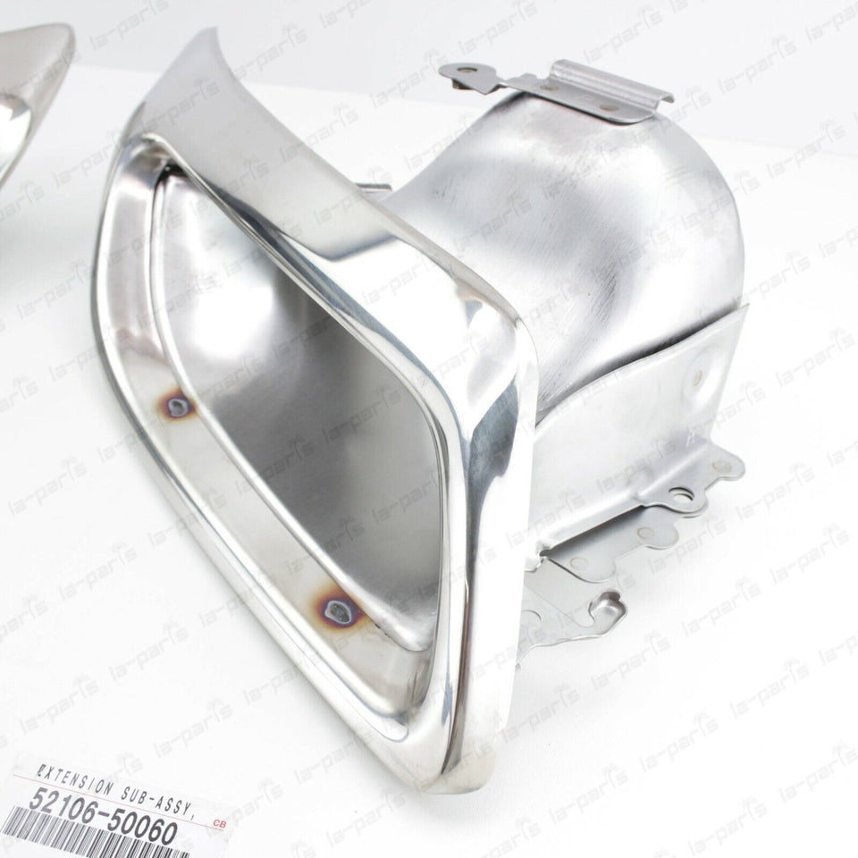 Genuine Lexus 07-09 Ls460 Ls600Hl Exhaust Tips Set Of 2 52106-50060 52107-50060