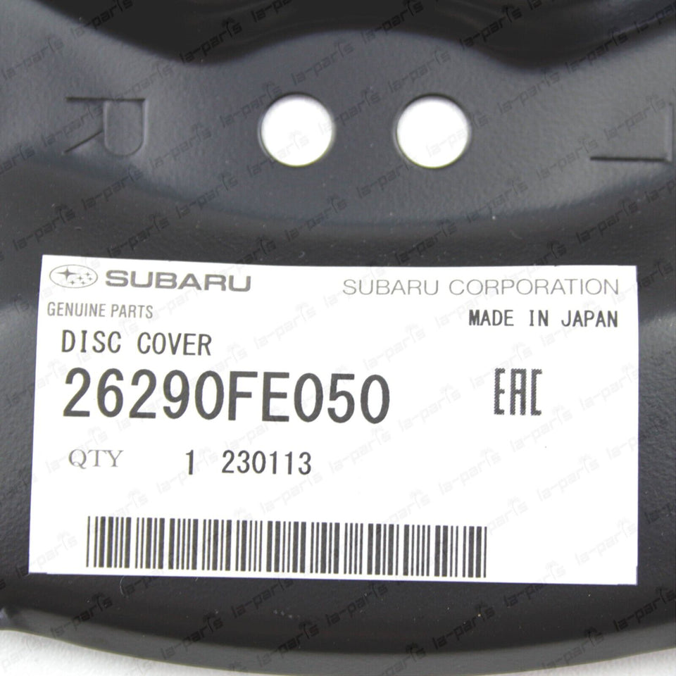 Genuine Subaru 03-08 Forester Impreza Front Disc Brake Dust Shield 26290FE050
