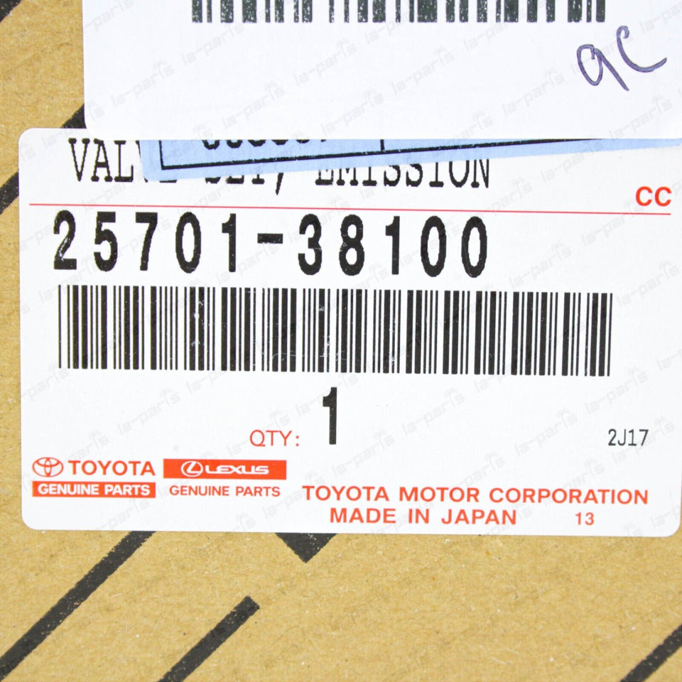 New Genuine Toyota Sequoia Tundra GX460 Right Emission Control Valve 25701-38100