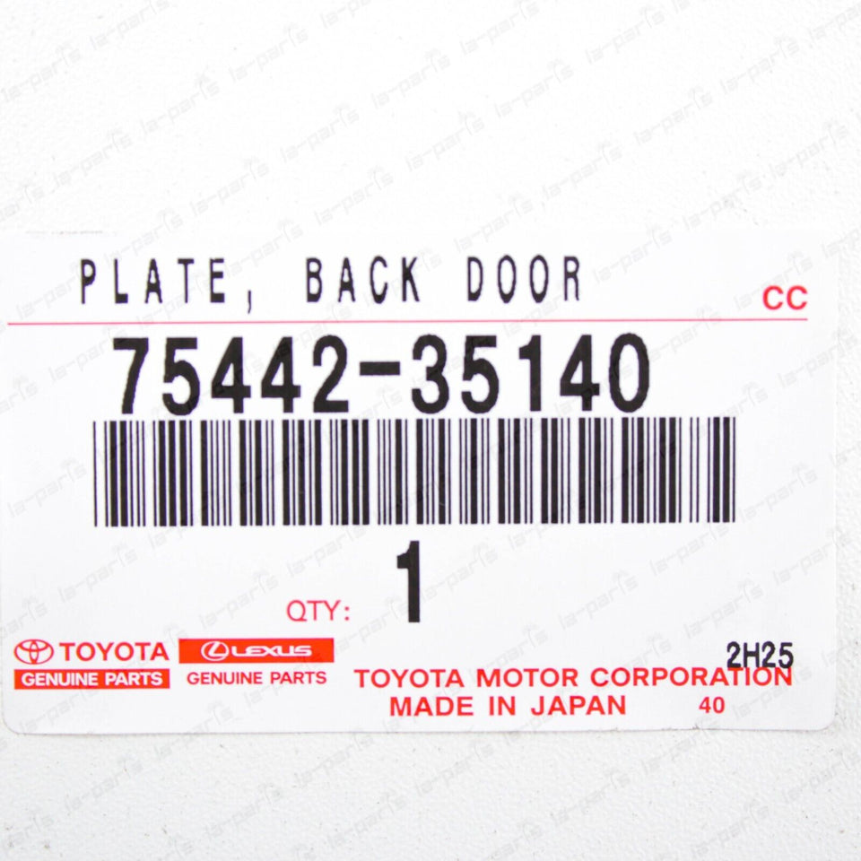 New Genuine Toyota 03-09 4Runner "SR5" Nameplate Badge Trunk Rear 75442-35140