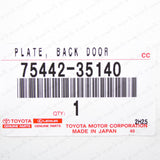 New Genuine Toyota 03-09 4Runner "SR5" Nameplate Badge Trunk Rear 75442-35140